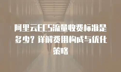 阿里云ECS流量收费标准是多少？详解费用构成与优化策略