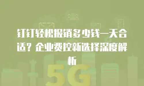 钉钉轻松报销多少钱一天合适？企业费控新选择深度解析