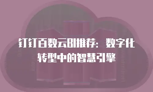 钉钉百数云BI推荐：数字化转型中的智慧引擎