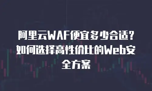 阿里云WAF便宜多少合适？如何选择高性价比的Web安全方案