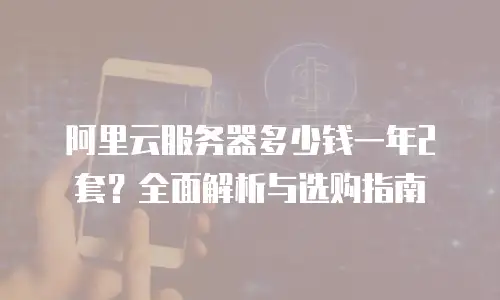阿里云服务器多少钱一年2套？全面解析与选购指南