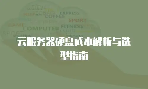 云服务器硬盘成本解析与选型指南