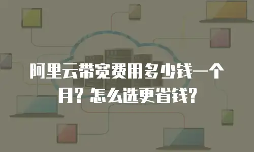 阿里云带宽费用多少钱一个月？怎么选更省钱？