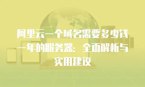 阿里云一个域名需要多少钱一年的服务器：全面解析与实用建议