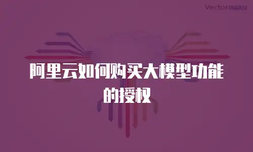 阿里云如何购买大模型功能的授权