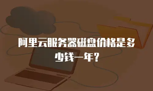 阿里云服务器磁盘价格是多少钱一年？