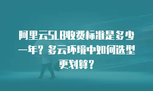 阿里云SLB收费标准是多少一年？多云环境中如何选型更划算？