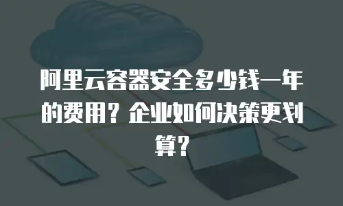 阿里云容器安全多少钱一年的费用？企业如何决策更划算？