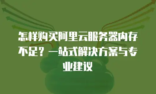 怎样购买阿里云服务器内存不足？一站式解决方案与专业建议