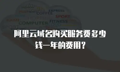 阿里云域名购买服务费多少钱一年的费用？