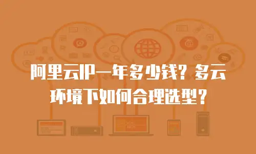 阿里云IP一年多少钱？多云环境下如何合理选型？