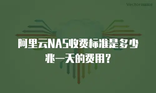 阿里云NAS收费标准是多少兆一天的费用？