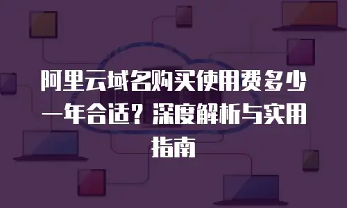 阿里云域名购买使用费多少一年合适？深度解析与实用指南