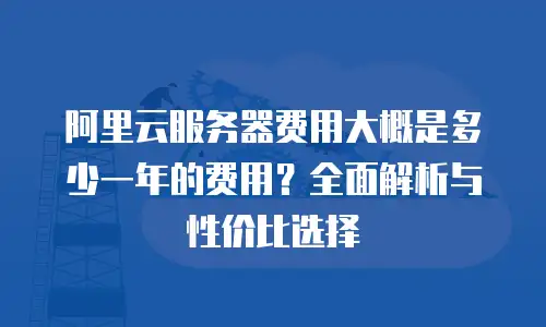 阿里云服务器费用大概是多少一年的费用？全面解析与性价比选择