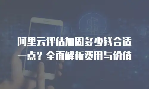 阿里云评估加固多少钱合适一点？全面解析费用与价值