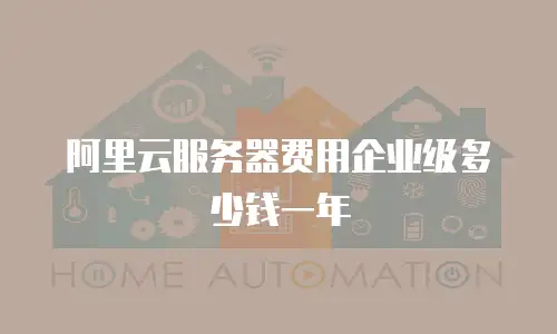 阿里云服务器费用企业级多少钱一年