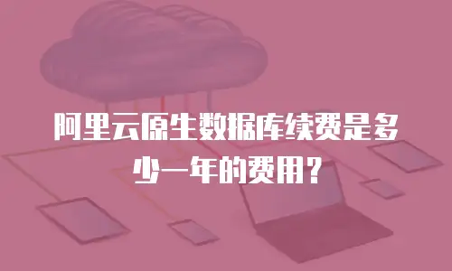 阿里云原生数据库续费是多少一年的费用？