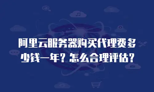 阿里云服务器购买代理费多少钱一年？怎么合理评估？