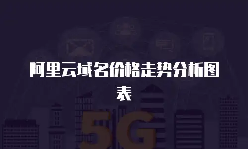 阿里云域名价格走势分析图表