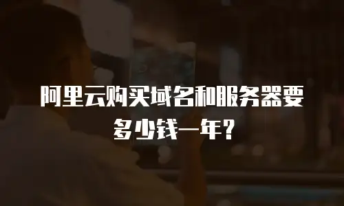 阿里云购买域名和服务器要多少钱一年？