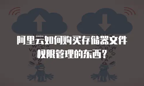 阿里云如何购买存储器文件权限管理的东西？