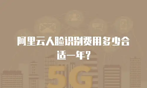 阿里云人脸识别费用多少合适一年？