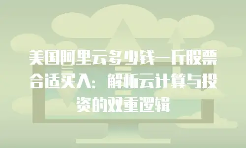 美国阿里云多少钱一斤股票合适买入：解析云计算与投资的双重逻辑