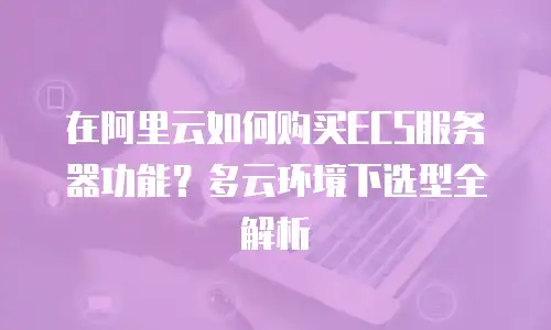 在阿里云如何购买ECS服务器功能？多云环境下选型全解析