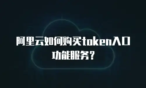 阿里云如何购买token入口功能服务？