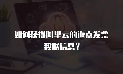 如何获得阿里云的返点发票数据信息？