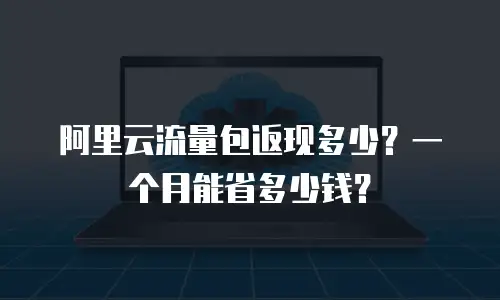 阿里云流量包返现多少？一个月能省多少钱？