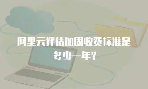 阿里云评估加固收费标准是多少一年？