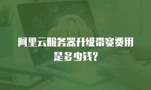 阿里云服务器升级带宽费用是多少钱？
