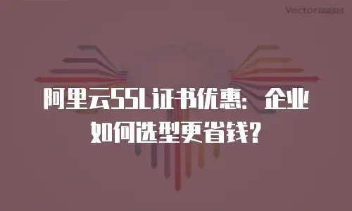 阿里云SSL证书优惠：企业如何选型更省钱？