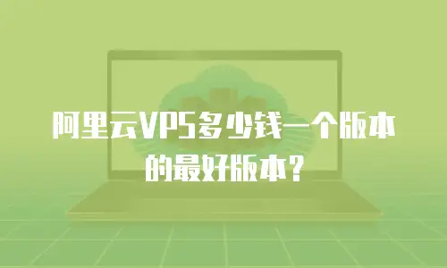 阿里云VPS多少钱一个版本的最好版本？