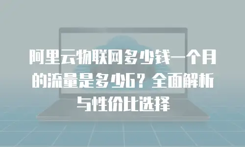 阿里云物联网多少钱一个月的流量是多少G？全面解析与性价比选择