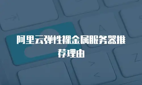 阿里云弹性裸金属服务器推荐理由