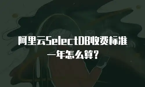 阿里云SelectDB收费标准一年怎么算？