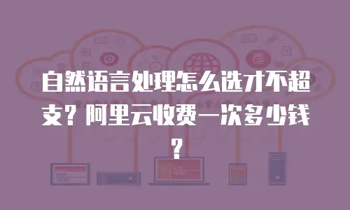 自然语言处理怎么选才不超支？阿里云收费一次多少钱？