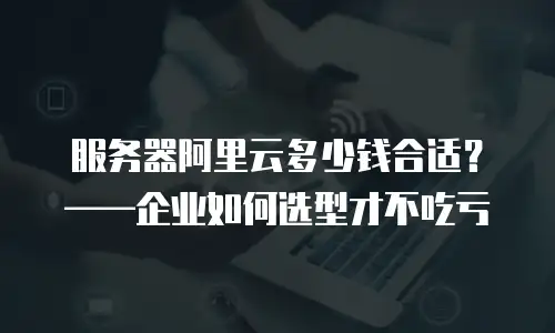 服务器阿里云多少钱合适？——企业如何选型才不吃亏
