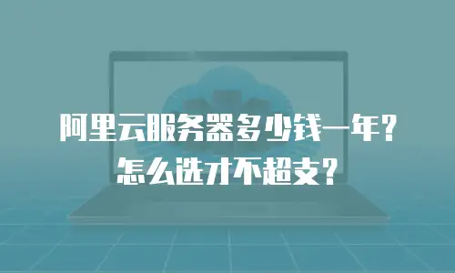阿里云服务器多少钱一年？怎么选才不超支？