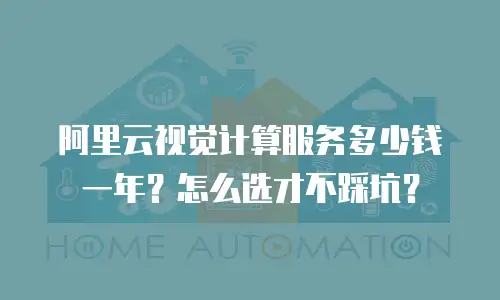 阿里云视觉计算服务多少钱一年？怎么选才不踩坑？