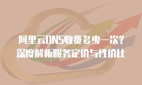 阿里云DNS收费多少一次？深度解析服务定价与性价比