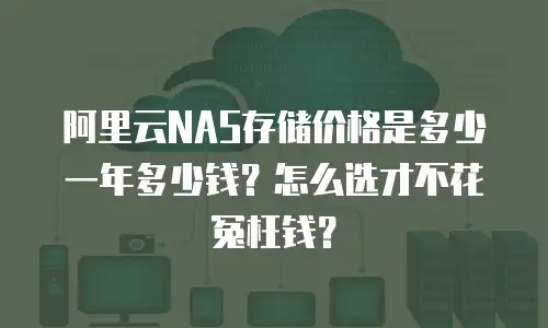 阿里云NAS存储价格是多少一年多少钱？怎么选才不花冤枉钱？