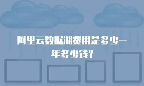 阿里云数据湖费用是多少一年多少钱？