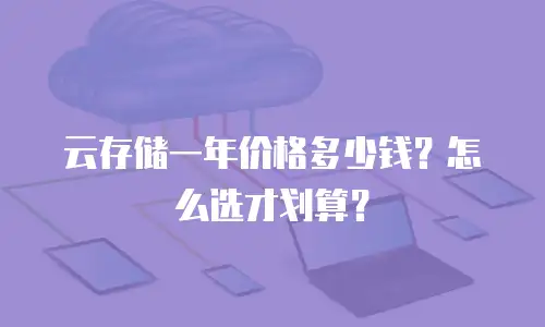 云存储一年价格多少钱？怎么选才划算？