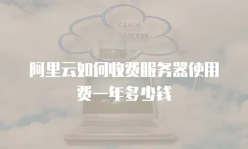 阿里云如何收费服务器使用费一年多少钱