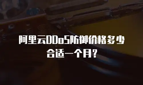 阿里云DDoS防御价格多少合适一个月？