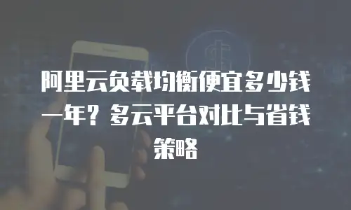 阿里云负载均衡便宜多少钱一年？多云平台对比与省钱策略