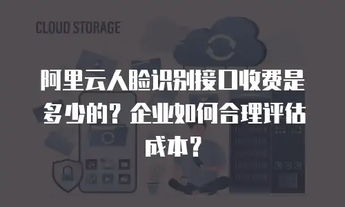 阿里云人脸识别接口收费是多少的？企业如何合理评估成本？